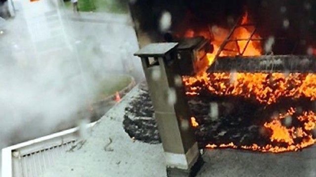 Maslak'ta Film Şirketinde Korkutan Yangın