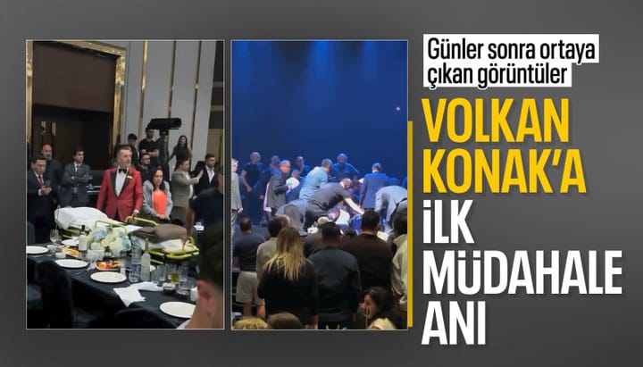 VOLKAN KONAK'A YAPILAN </br>İLK MÜDAHALE ANLARI