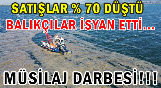 SATIŞLAR % 70 DÜŞTÜ </br>BALIKÇILAR İSYAN ETTİ... </br>MÜSİLAJ DARBESİ!!!