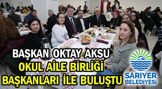 BAŞKAN, M.OKTAY AKSU </br>OKUL AİLE BİRLİĞİ </br>BAŞKANLARI İLE BULUŞTU