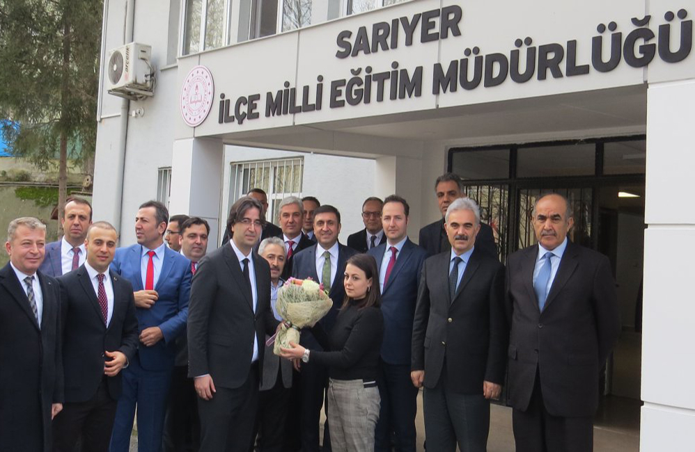 SARIYER İLÇE MİLLİ EĞİTİM MÜDÜRÜ HÜSEYİN ÖZCANLAR GÖREVE BAŞLADI.