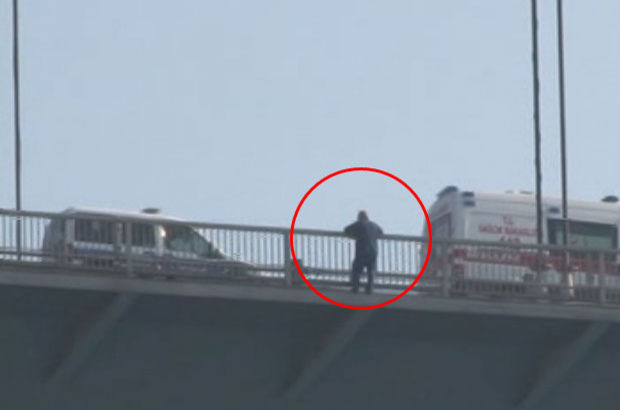 Fatih Sultan Mehmet Köprüsü'nde </br>intihar girişimi!