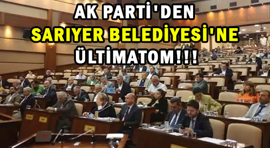 AK Parti'den </br>İBB'ye ve Sarıyer Belediyesi’ne çağrı: </br>Derhal emlak rayici üzerinden verin