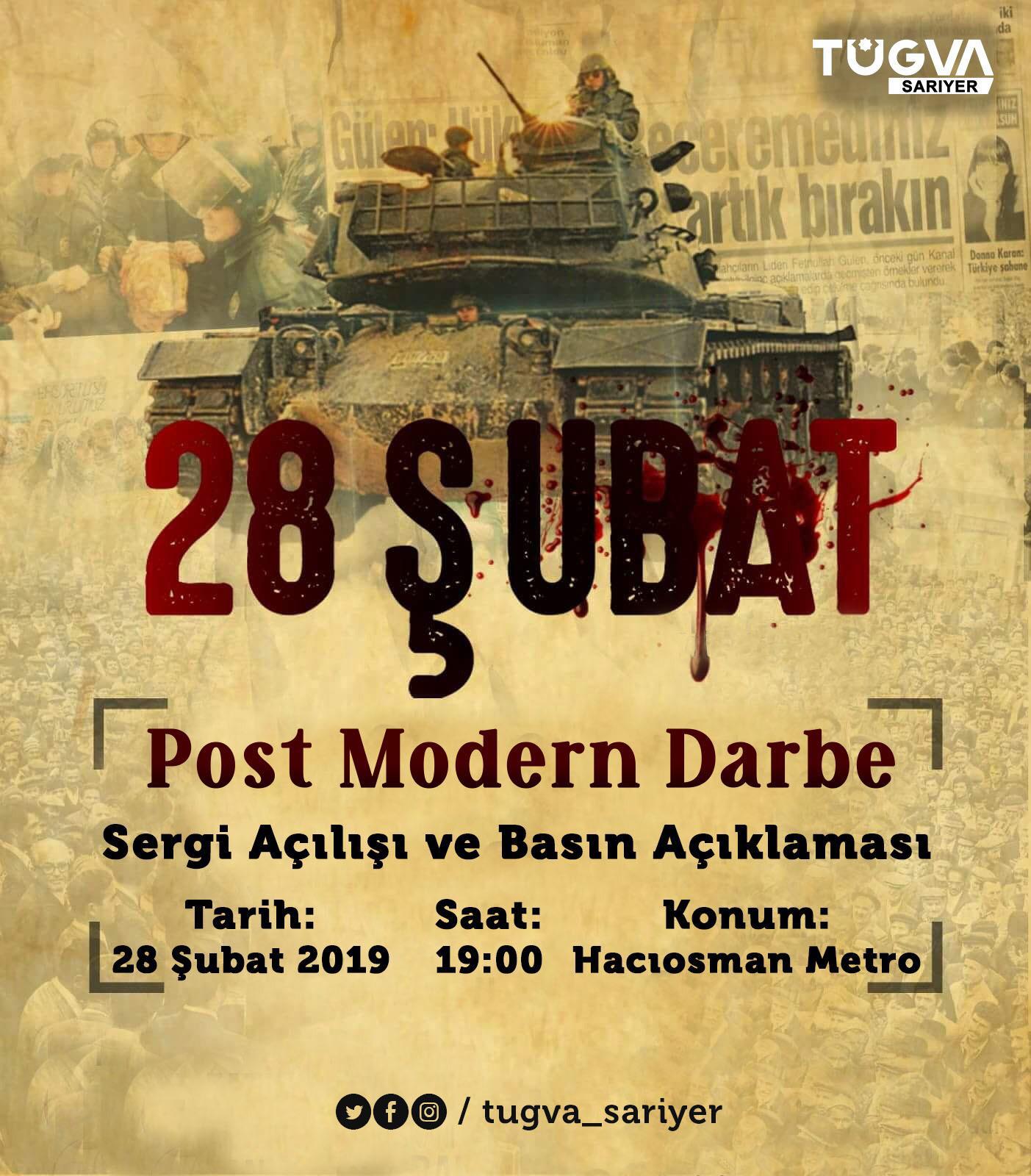 28 Şubat Post Modern Darbe Sergi Açılışı ve Basın Açıklaması