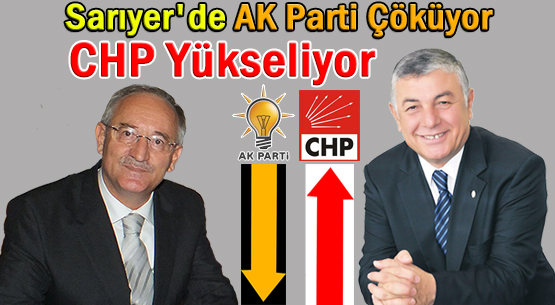 Sarıyer'de AK Parti Çöküyor CHP Yükseliyor