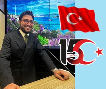 ALİHAN GENÇ’TEN  </br>15 TEMMUZ MESAJI