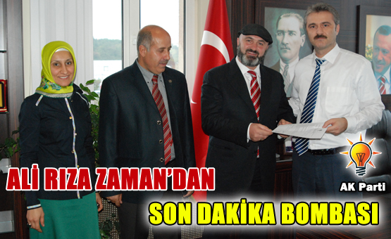 Ali Rıza Zaman’dan son dakika bombası