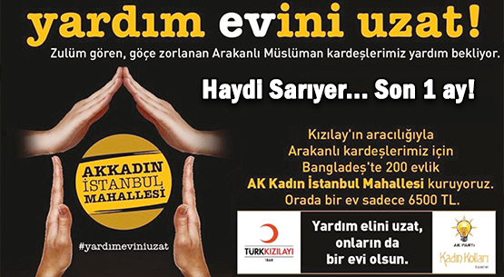 Arakanlı Müslümanlar ‘Kan’ Ağlıyor! </br>Haydi Sarıyer Seferberlik Zamanı…