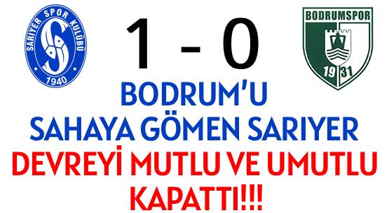 BODRUM’U SAHAYA GÖMEN SARIYER  </br>DEVREYİ MUTLU VE UMUTLU KAPATTI!!!