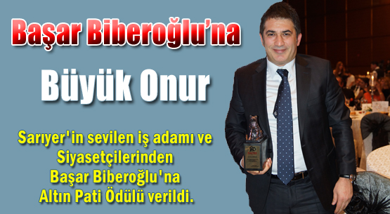 Başar Biberoğlu'na Büyük Onur