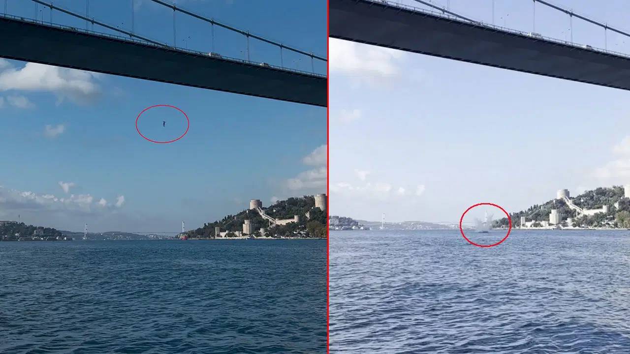 FSM’DE KORKU DOLU ANLAR: </br>KÖPRÜDEN ATLAYAN KİŞİYİ </br>BOTLA KURTARDILAR!