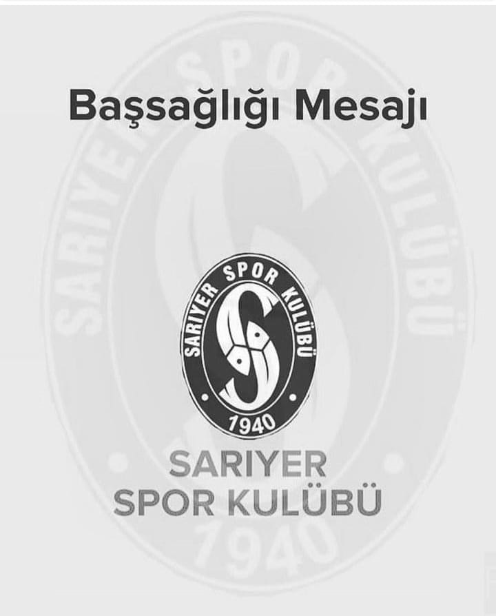 SARIYER SPOR KULÜBÜ'NDEN </br>BAŞSAĞLIĞI MESAJI