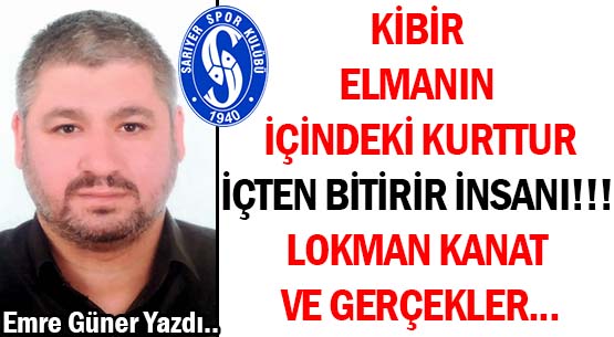 KİBİR ELMANIN İÇİNDEKİ KURTTUR. </br>İÇTEN BİTİRİR İNSANI!!! </br>LOKMAN KANAT VE GERÇEKLER...