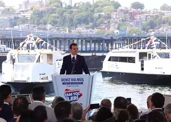 İMAMOĞLU AÇIKLADI: </br>SARIYER - BEYKOZ / İSTİNYE - KÜÇÜKSU </br>DENİZ DOLMUŞLARI GELİYOR!!!