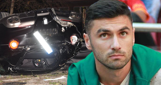 Burak Yılmaz'ın Ölümden Döndüğü Kaza Güvenlik Kamerasında