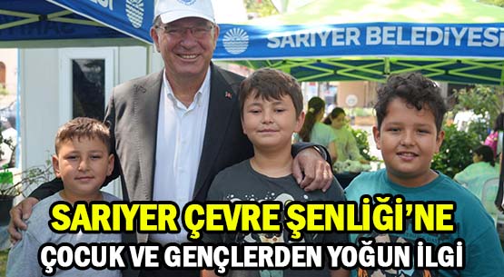 SARIYER ÇEVRE ŞENLİĞİ’NE </br>ÇOCUK VE GENÇLERDEN </br>YOĞUN İLGİ