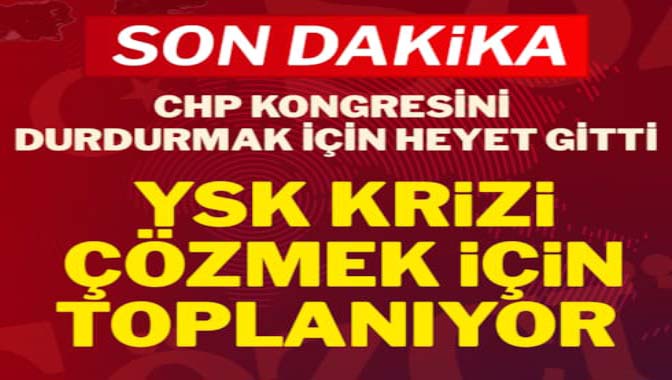 Son dakika... CHP İstanbul İl Kongresi'ne durdurma talebi