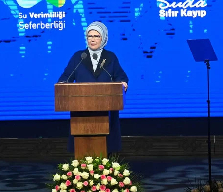 Emine Erdoğan: Su vatandır inancıyla geleceğimize sahip çıkalım