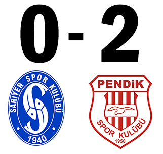 SARIYER: 0 </br>PENDİKSPOR: 2  </br>SARIYER'İN YÜZÜ GÜLMÜYOR! </br>YILMAZ VURAL'IN KREDİSİ VAR!!!