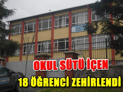 Okul Sütü İçen 18 Öğrenci Zehirlendi