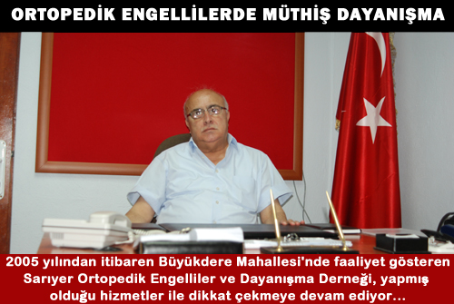 ORTOPEDİK ENGELLİLERDE MÜTHİŞ DAYANIŞMA