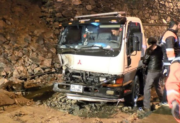 Sarıyer'deki İstinat Duvarının </br>Yıkılma Anı Kamerada