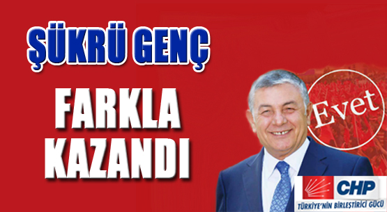 ŞÜKRÜ GENÇ FARKLA KAZANDI