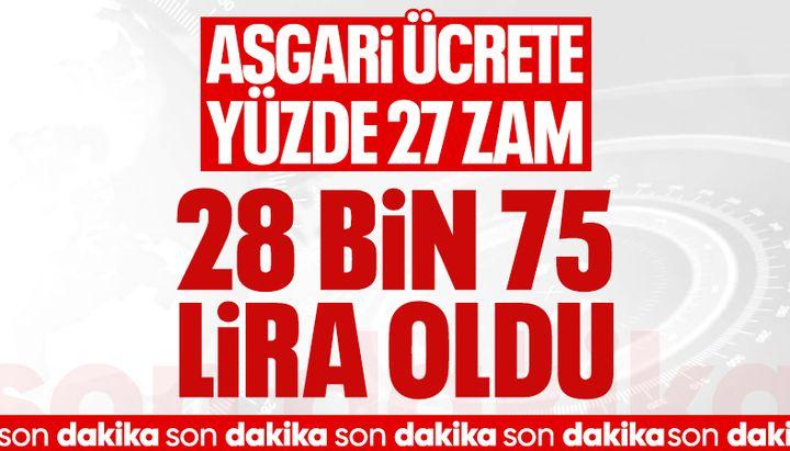 2026 YILI ASGARİ ÜCRETİ BELLİ OLDU