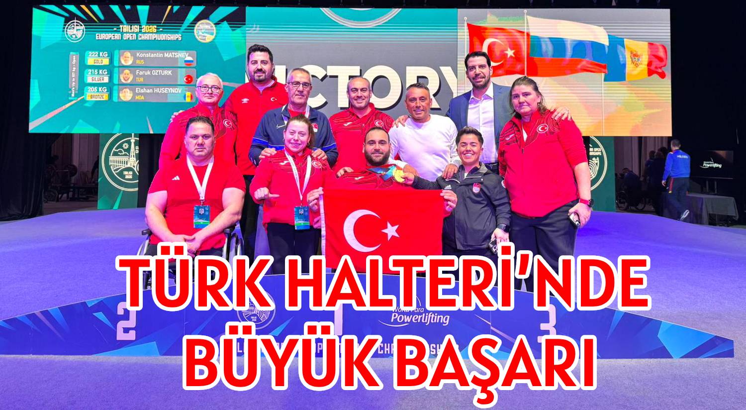 TÜRK HALTERİ’NDE BÜYÜK BAŞARI