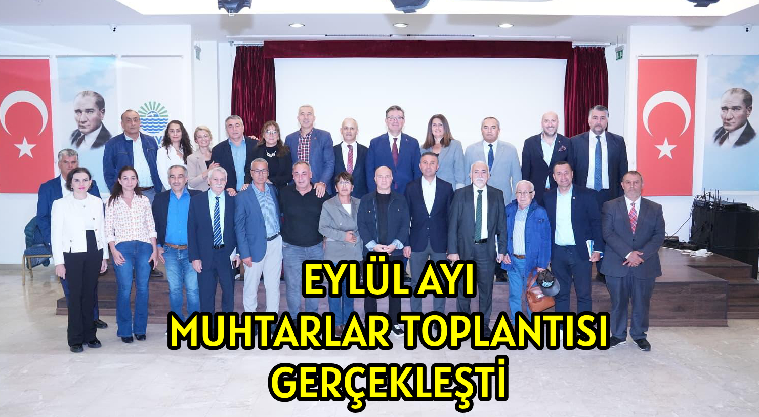 EYLÜL AYI </br>MUHTARLAR TOPLANTISI </br>GERÇEKLEŞTİ