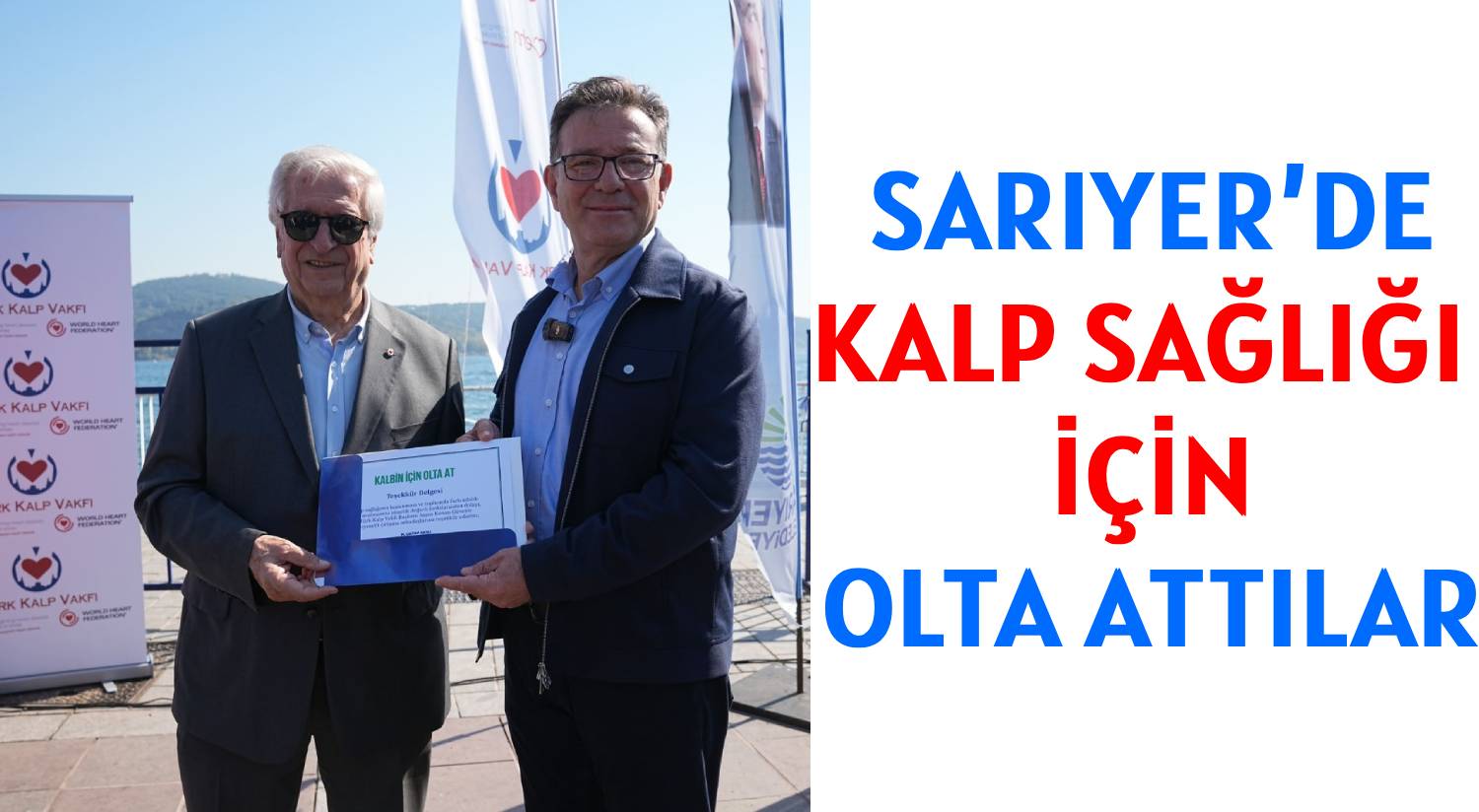 SARIYER’DE </br>KALP SAĞLIĞI İÇİN </br>OLTA  ATTILAR