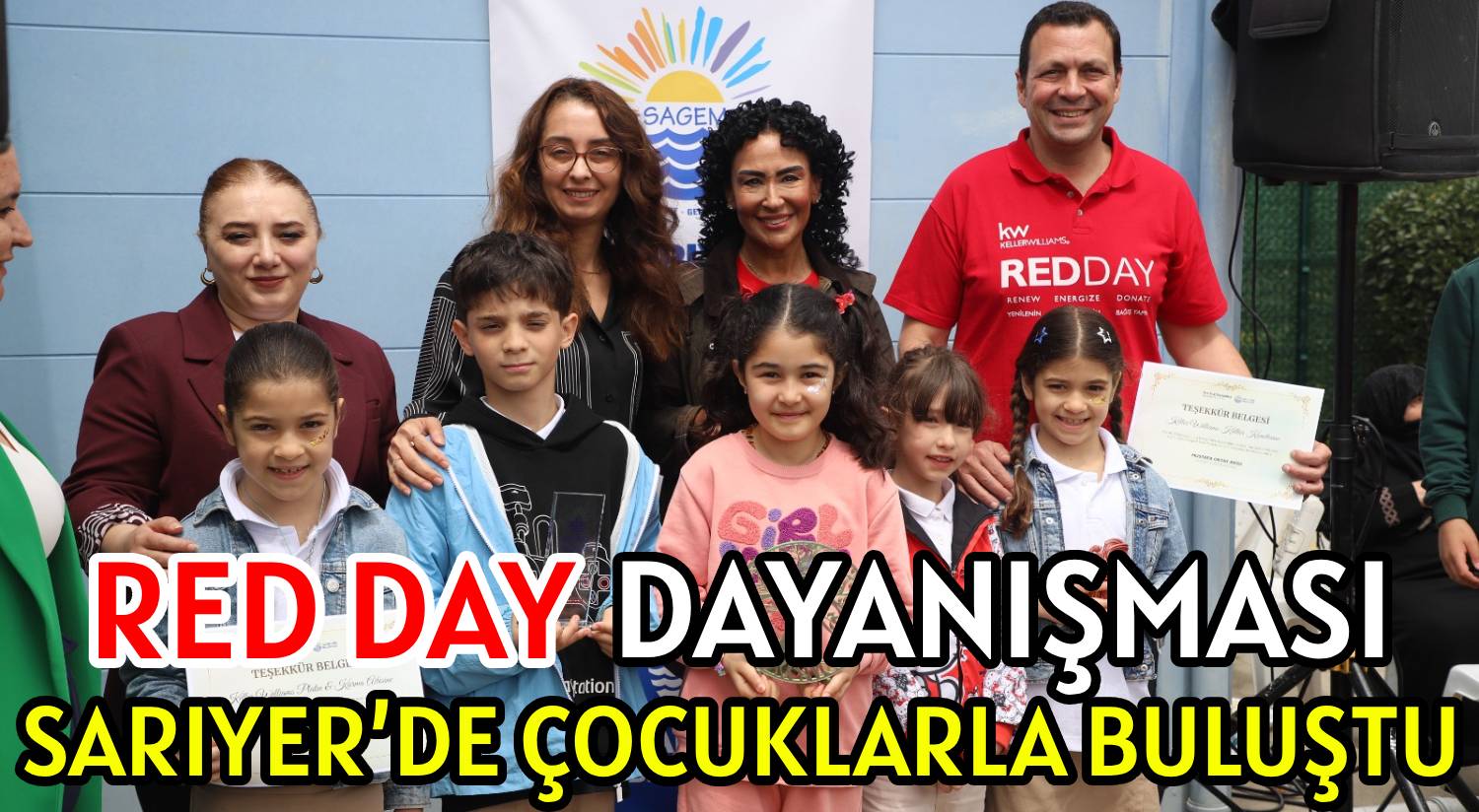 RED DAY DAYANIŞMASI </br>SARIYER’DE ÇOCUKLARLA BULUŞTU